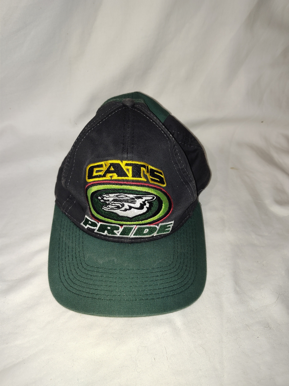 CAT'S Pride Embroidered Green & Black Baseball Cap